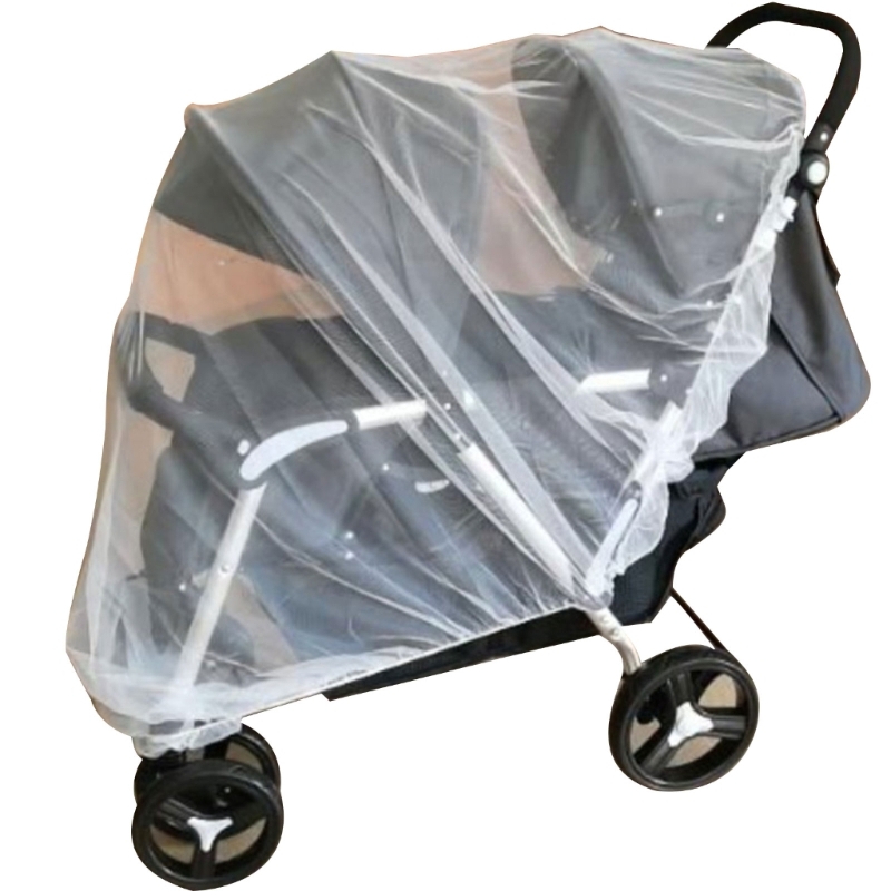 Doppel kinderwagen Moskito netz Anti-Bug Mesh Abdeckung für Kinderwagen Baby Reise ausrüstung