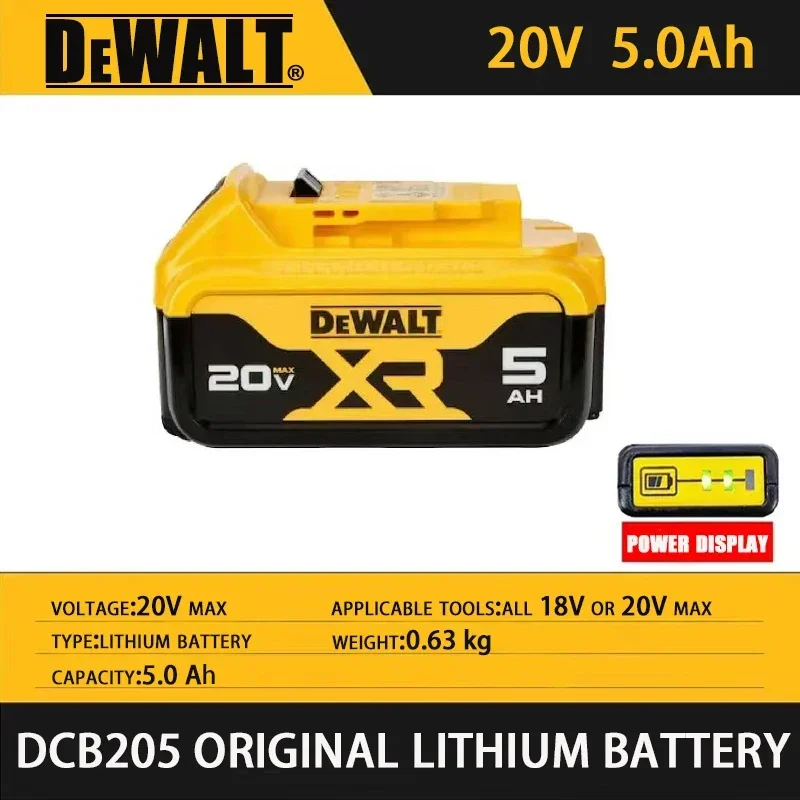 DEWALT original 20V, 5AH, DCB115, DCB118 battery charger, fast charging, lithium battery, tool battery