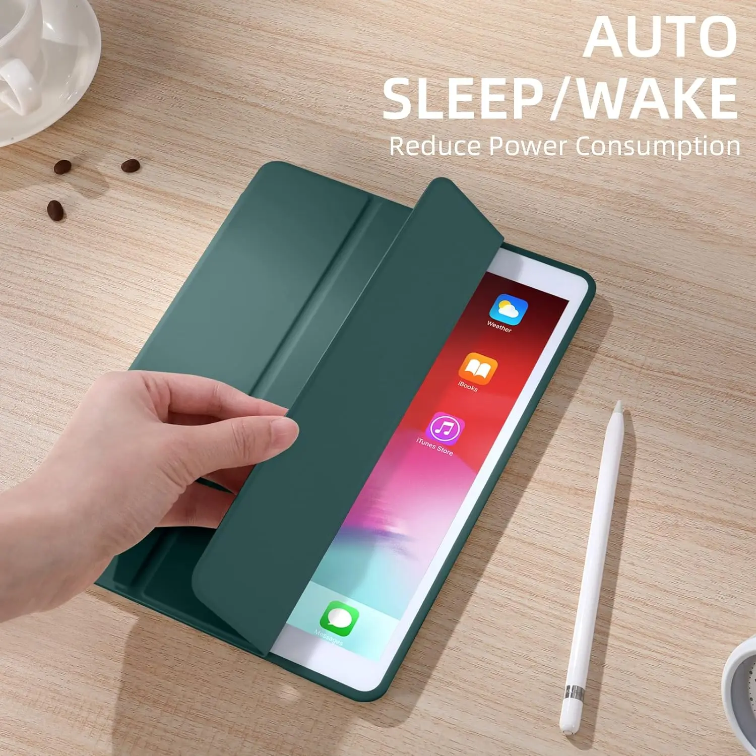 With Pencil Holder Cover For iPad Pro 12.9 2021 10.2 7/8/9/10th Case for Air 2 4 5 Mini 5 6 Portable iPad Pro 11 Generation case