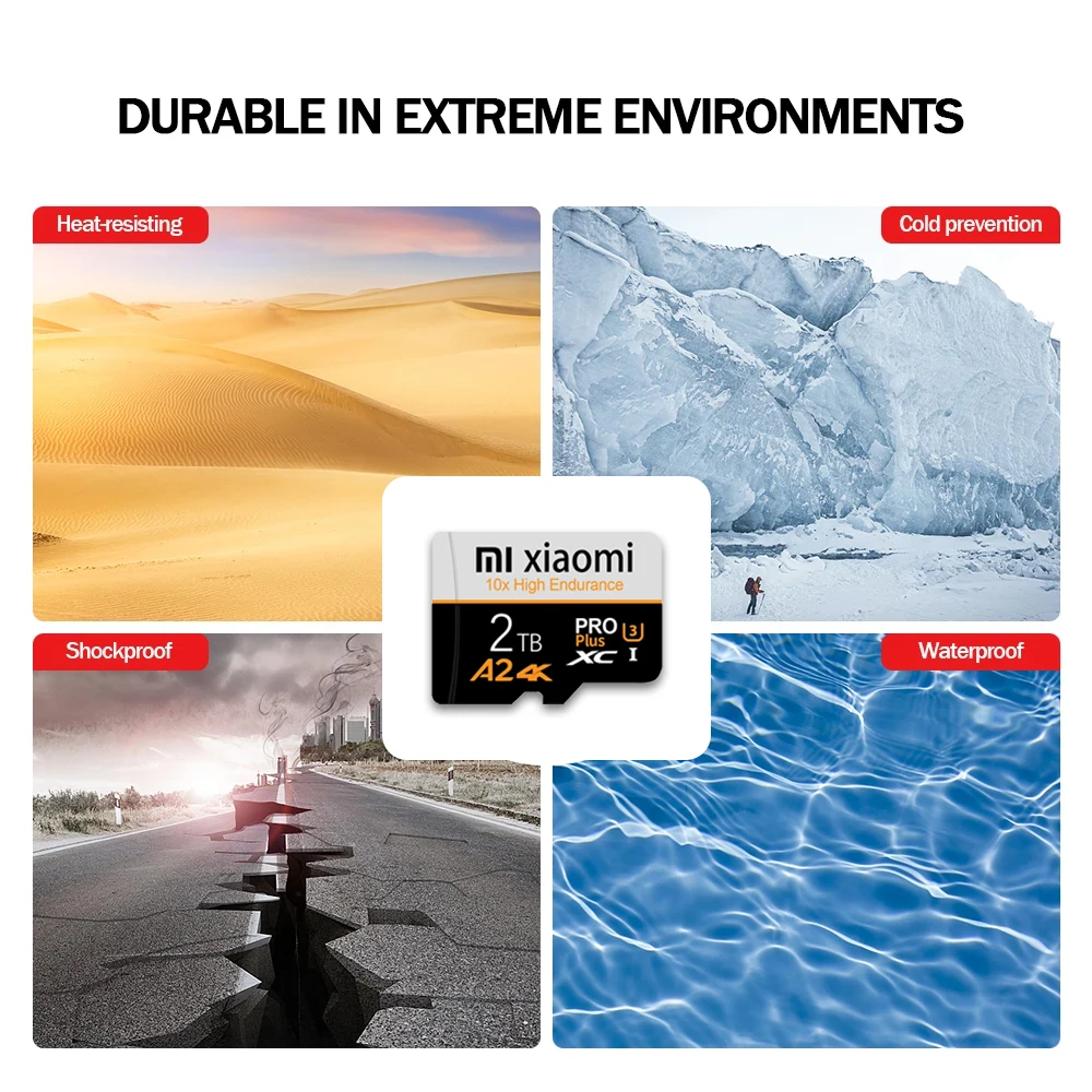 Xiaomi SD Memory Card 128GB 2TB Class10 V30 TF Card 1TB Mini SD Card 512GB High Speed Micro TF SD Card 256GB For Nintendo Switch