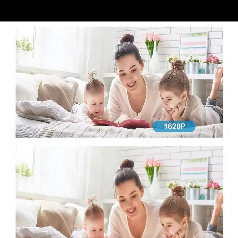 Telecamera IP Wifi Smart Home Tracking automatico Telecamera di sicurezza per bambini con video CCTV wireless di rete per visione notturna completa 1620P