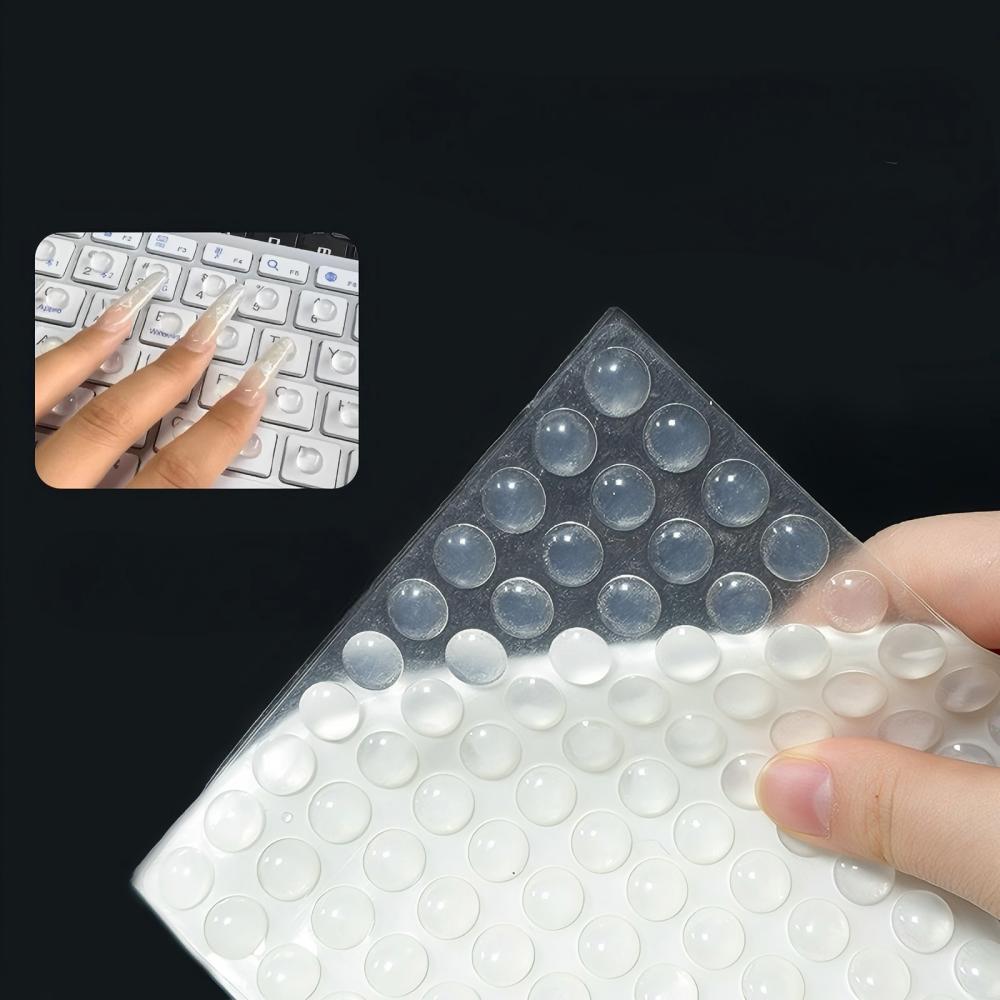 100Pcs Self Adhesive Door Stopper Rubber Damper Buffer Cabinet Bumpers Silicone Furniture Pads Cushion Protective Pads
