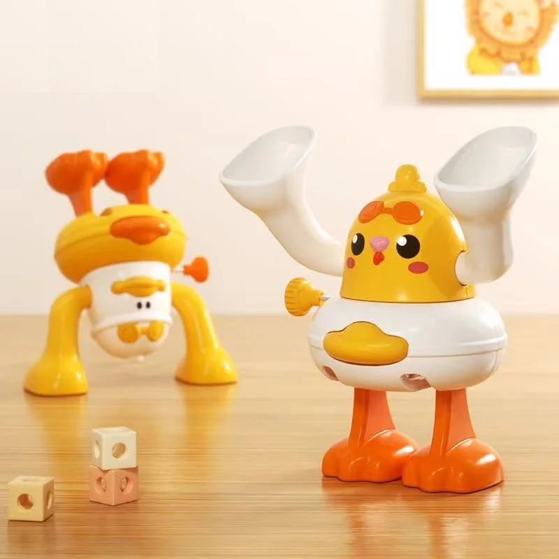 Crawling Baby Toys 6 12 Months Rolling Clockwork Duck Wind Up Infant Tummy Time Baby Toys Early Educational Toys for Babies Gift