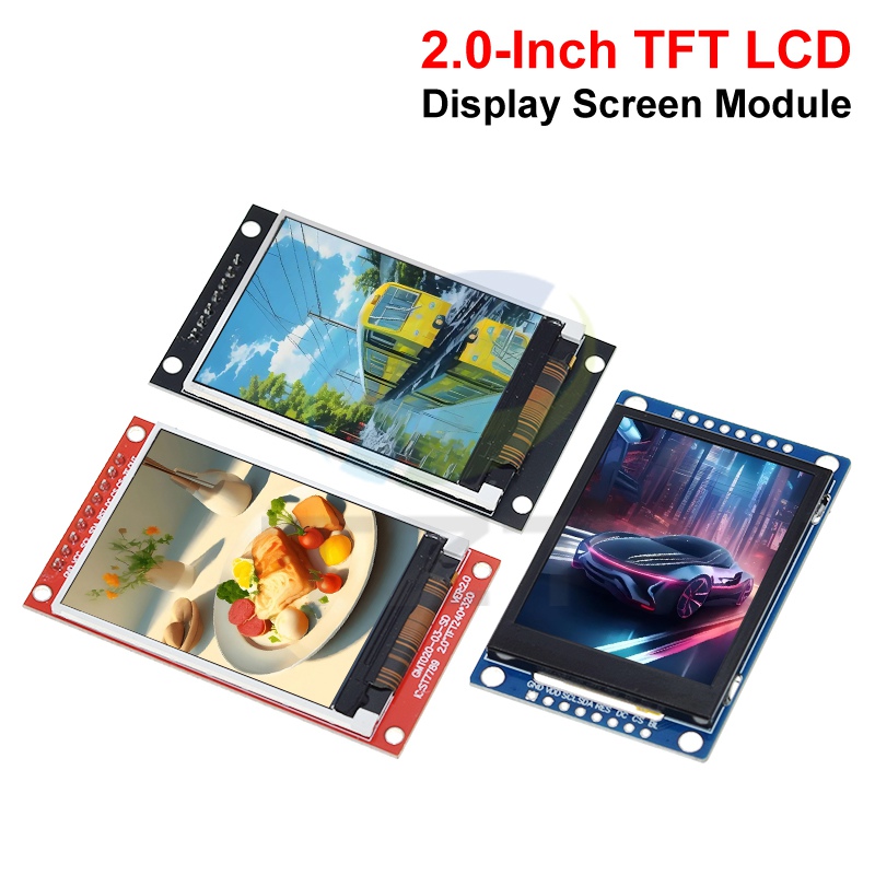 Lecteur LCD OLED avec écran TFT de 2.0 pouces, IC ST7789V RGB 240x320, Interface SPI à matrice de points pour Module d'affichage LCD polychrome Arduio