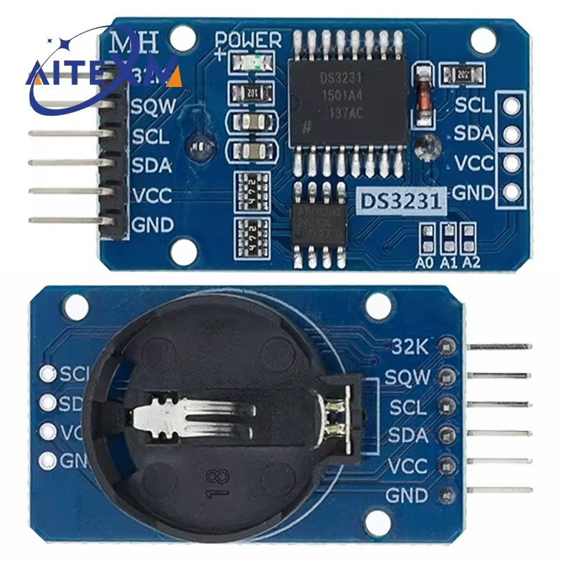 DS3231 AT24C32 IIC-Modul Präzisionsuhrmodul (ohne Batterie) DS3231 Speichermodul