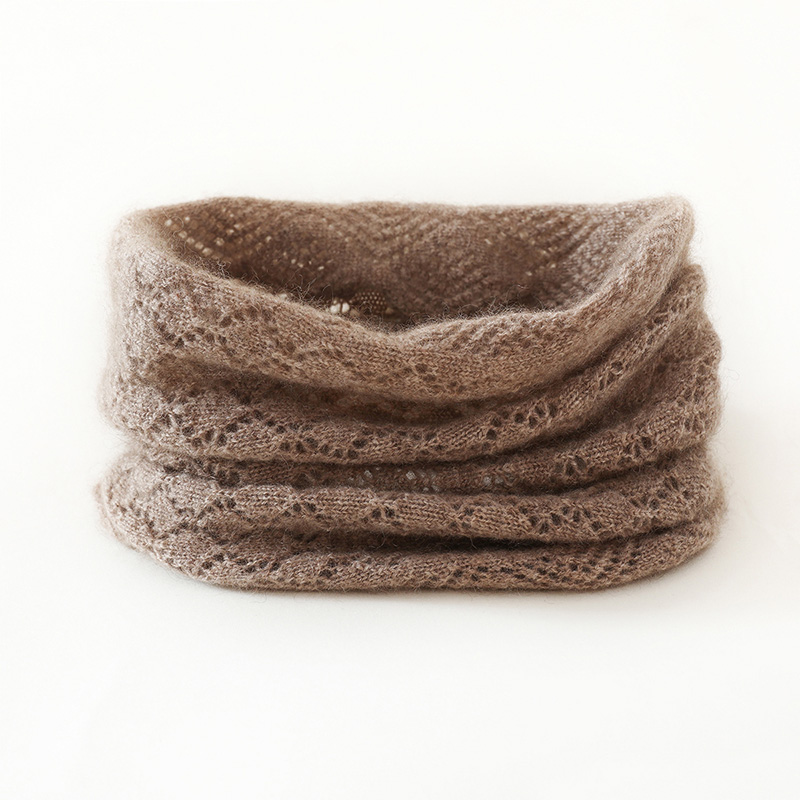(100% cachemira) Funda de cuello de cachemira de alta gama para mujer para calidez, temperamento clásico, mujeres versátiles