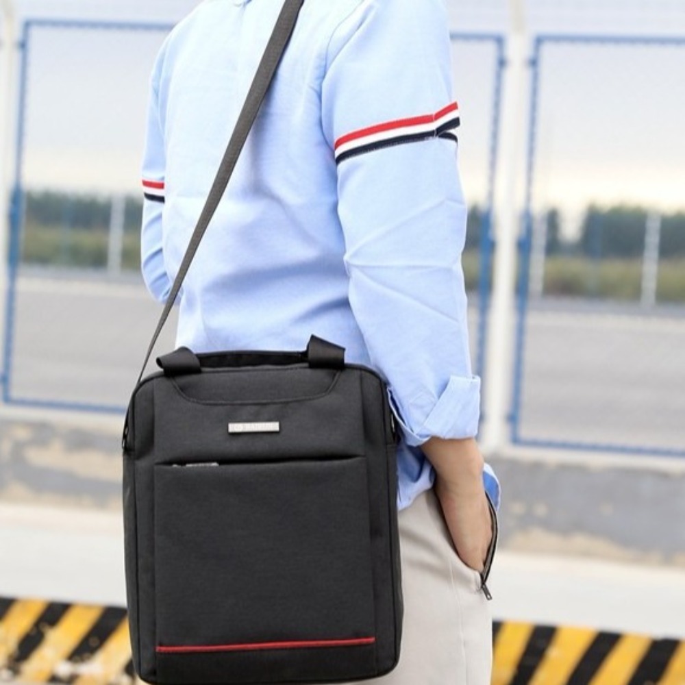 Protable Oxford Business Handbag Shockproof Large Capacity Men Crossbody Bag Computer Bag Storage Shoulder Bag Streetwear