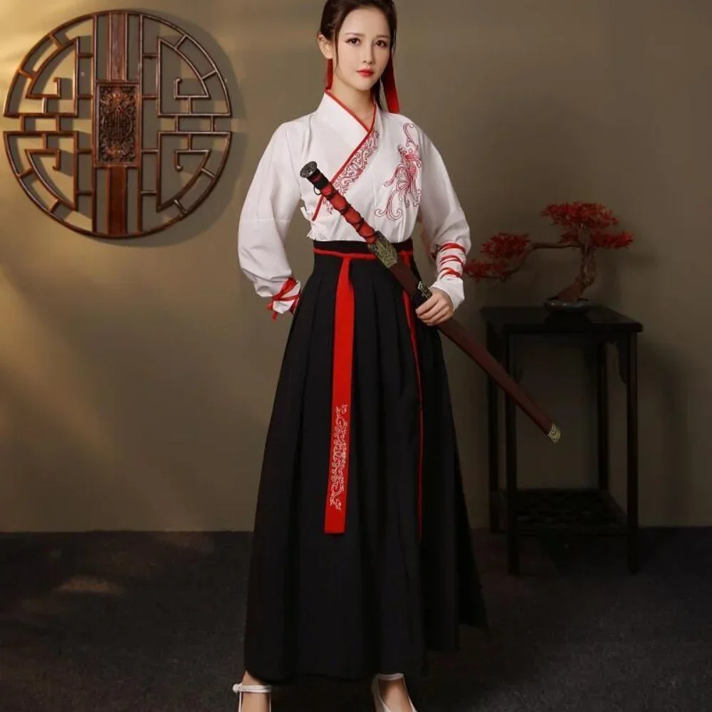 streetwear 캐주얼 중국어 번체 드레스 중국어 hanfu 드레스 여성 의류 빈티지 민족 스타일 패션 의류 우아한