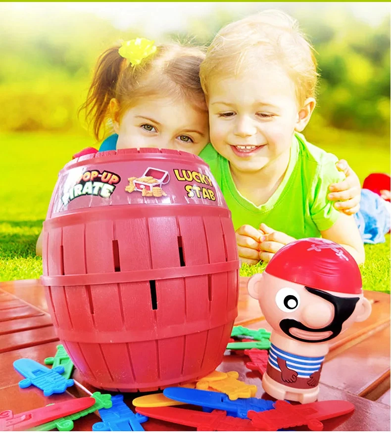ใหม่ตลกโจรสลัด Barrel ของเล่น Lucky เกมกระโดดโจรสลัดถังดาบ Stab Pop Up Tricky ของเล่น Family Jokes สําหรับเด็กของขวัญเด็ก