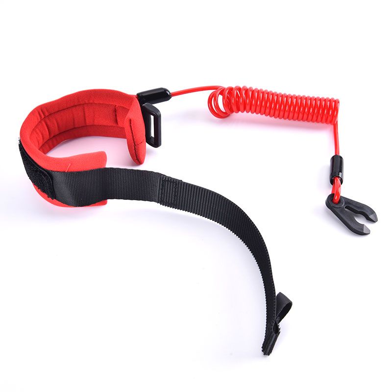 1PC Marine Buitenboordmotor Boot Motor Kill Stop Schakelaar voor YAMAHA Jet Ski Sleutel Touw Herinnering Touw Bootemergency Stop