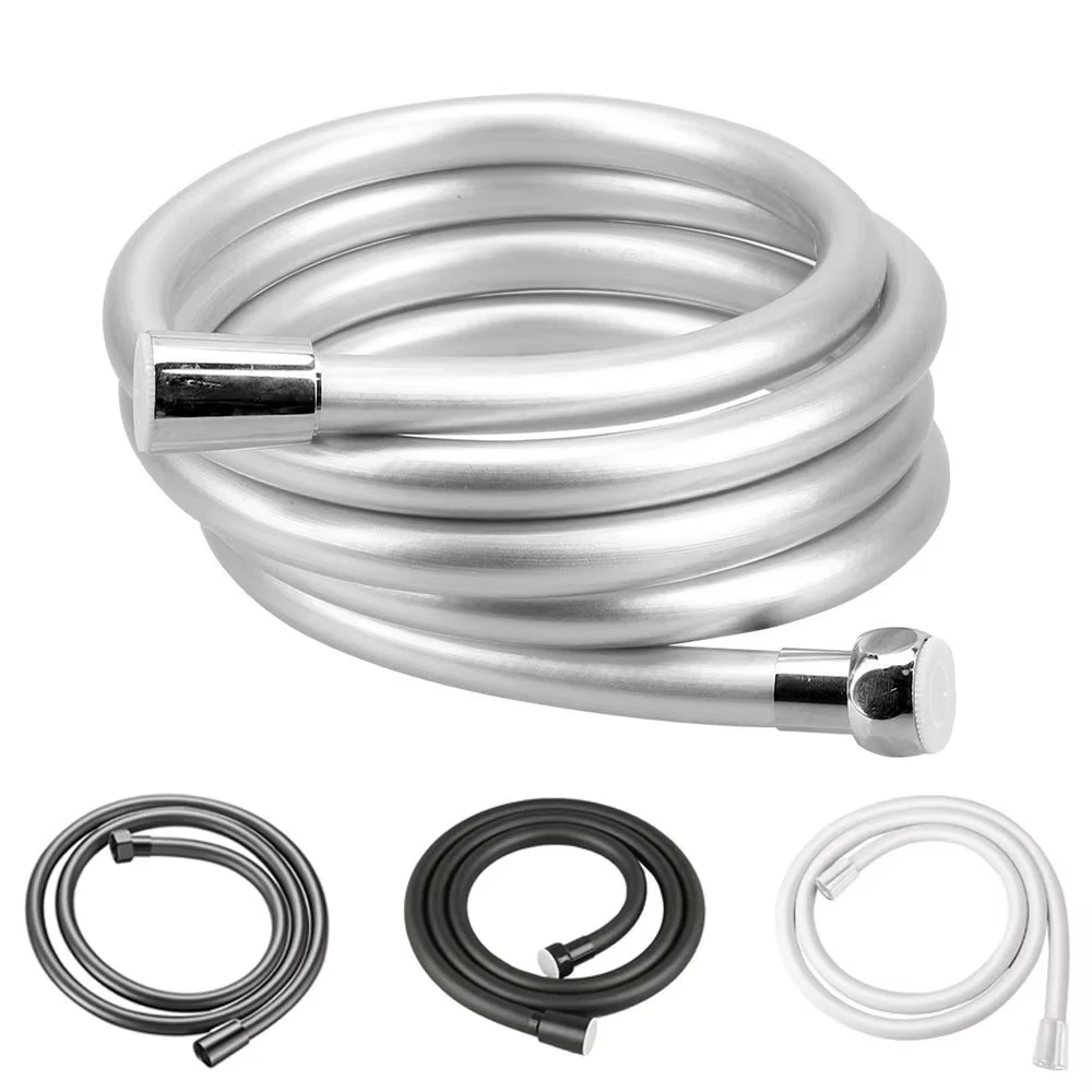 Manguera de ducha de mano PVC, tubo de agua Universal Flexible, antiobinado, a prueba de explosiones, extensión de grifo de