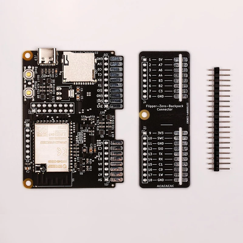 Kit de placa adicional ESP32, mochila Wifi con funda impresa en 3D para versión de antena interna Flipper Zero