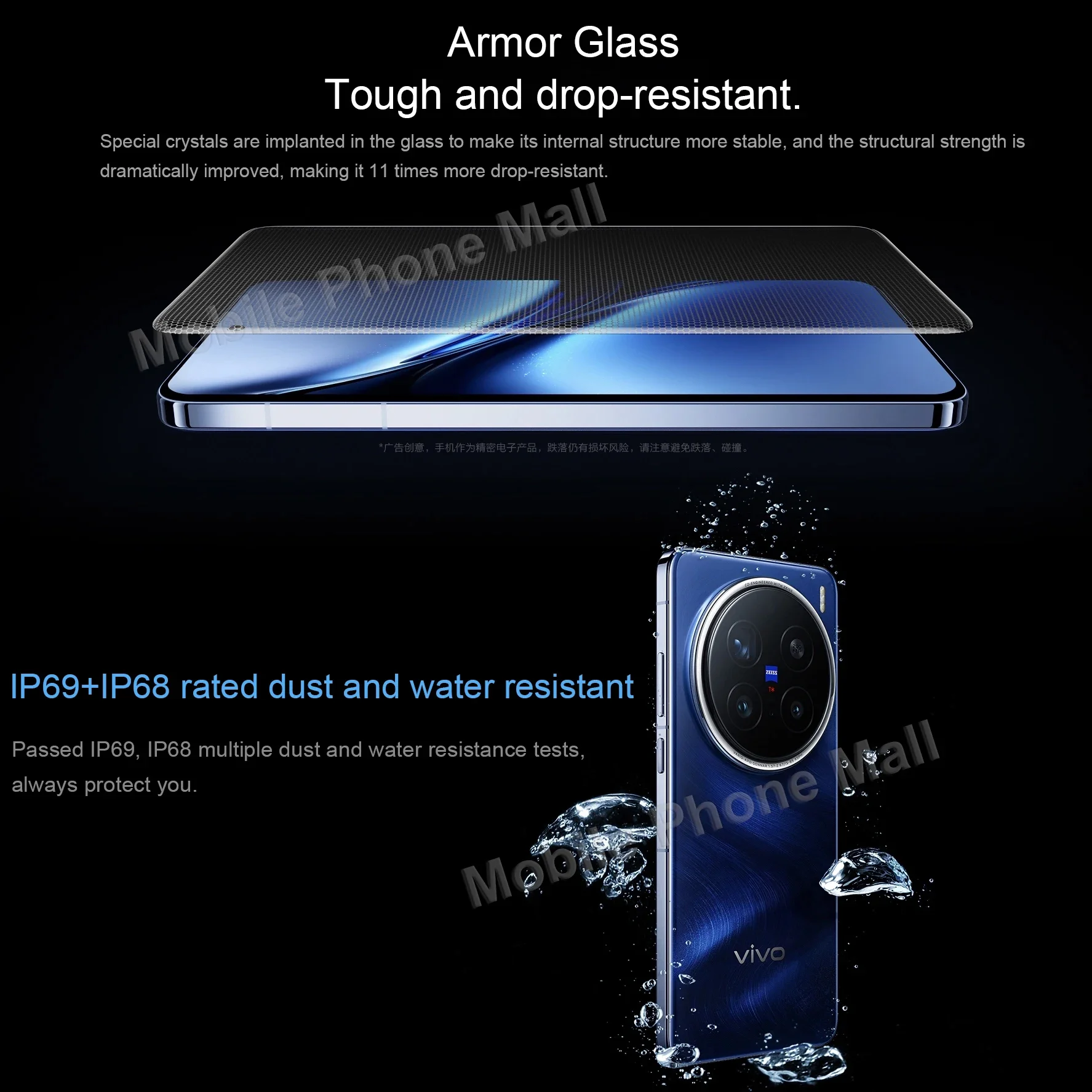 Vivo X200 Pro – téléphone portable d'origine, caméra 200.0MP, Charge 90W, 6.78 pouces, AMOLED 120HZ, 6000mAh, batterie Android 15.0, dimension 9400