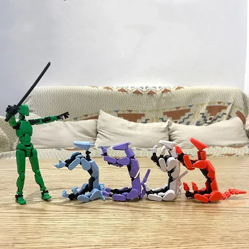 2/3/9PCS-Lucky Puppets 13 Doll,Multiple Styling Combinations Robot Model,Cheap Holiday Gift,Cool Robot Doll Desktop Decoration
