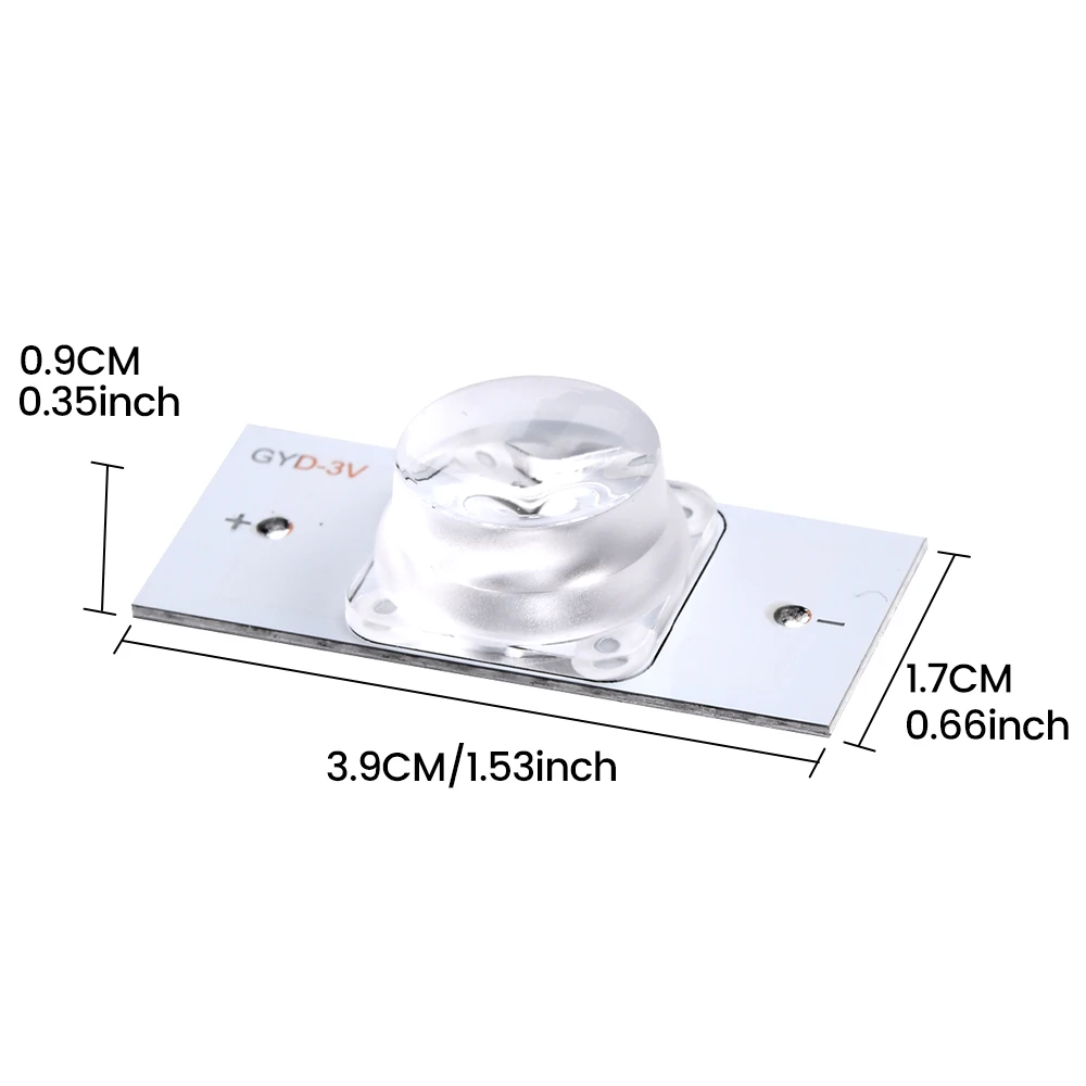 50PCS/100PCS 3V/6V SMD โคมไฟลูกปัดอลูมิเนียมพื้นผิวพร้อมเลนส์กรอง SMD ลูกปัดสําหรับซ่อมทีวี