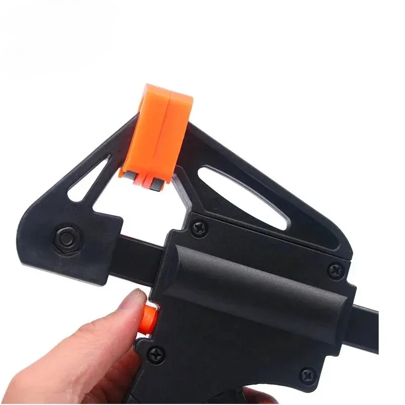 2/5/10 stücke Holzbearbeitung Arbeit Bar 4 Zoll Clamp Clip Set Harte Schnell Ratsche Release Clip DIY Zimmerei hand Werkzeug Holzbearbeitung Klemme