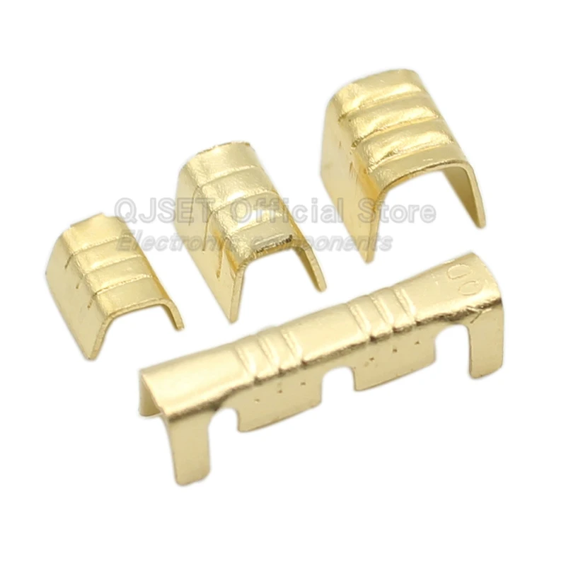 100 Pz DJ454 Filo 0.5-6.0mm2 Terminali a crimpare in filo di rame a forma di U Connettori pressati a freddo Capicorda per terminali di giunzione filo DJ