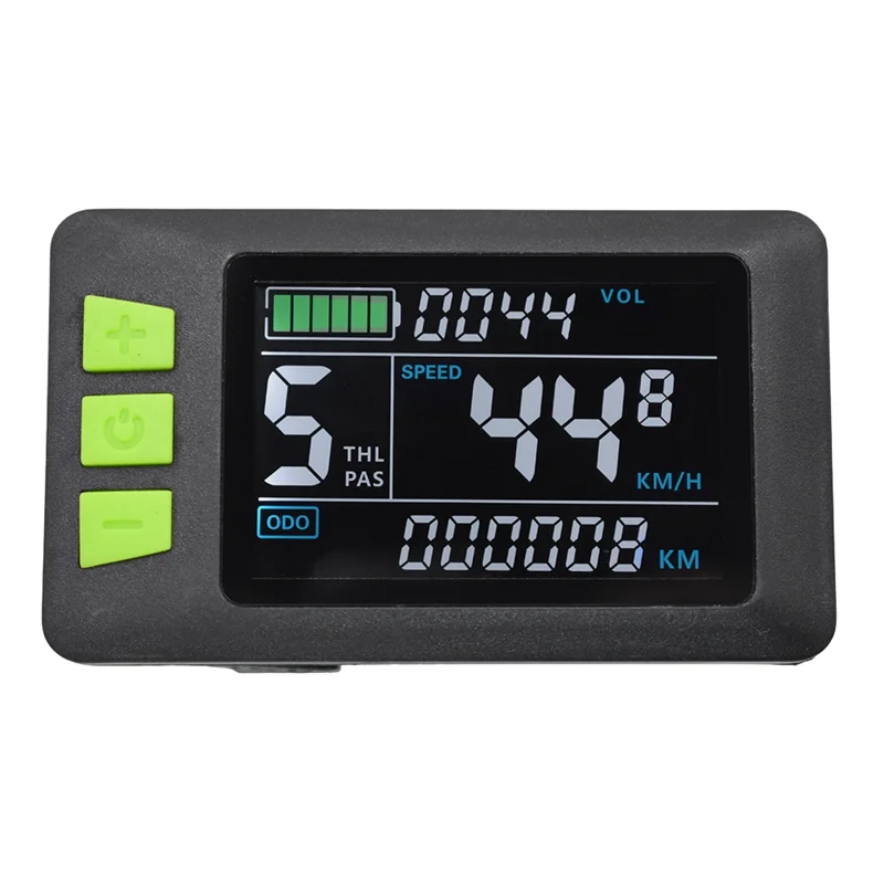 LDHL P3C LCD Display Dashboard Colorful Screen 24V 36V 48V 60V Electric Bike Meter for Electric Scooter(6PIN)