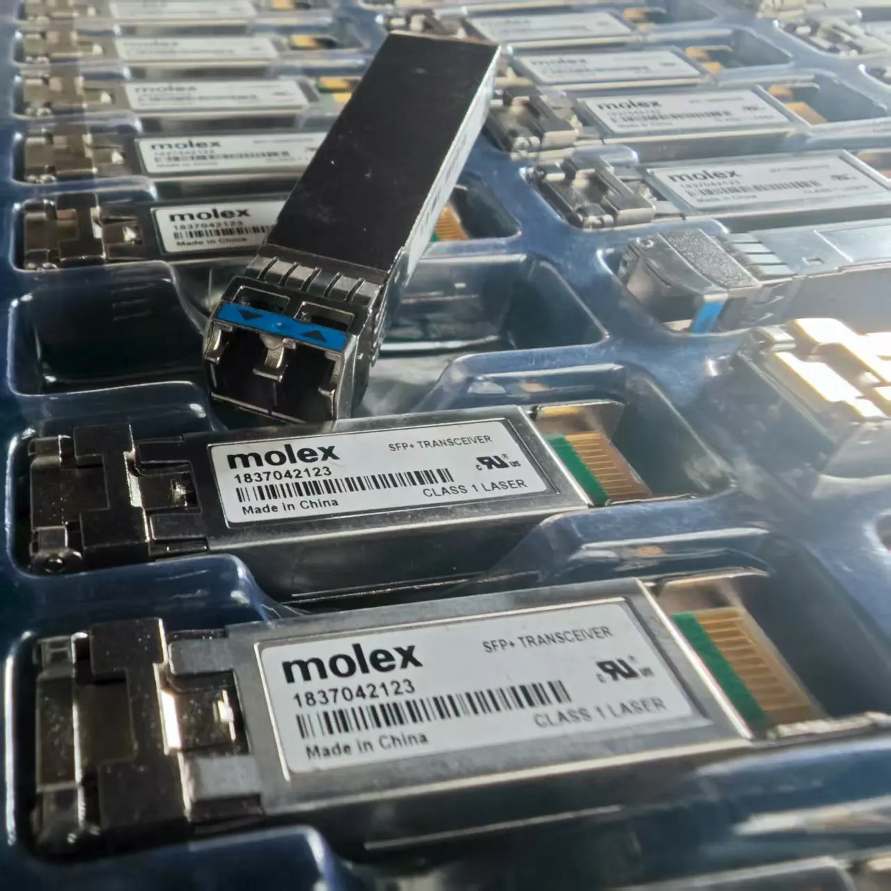 Modulo ricetrasmettitore in fibra Molex 10G SFP 1310nm Connettore LC duplex Fibra duplex monomodale 5KM compatibile con Mikrotik Cisco