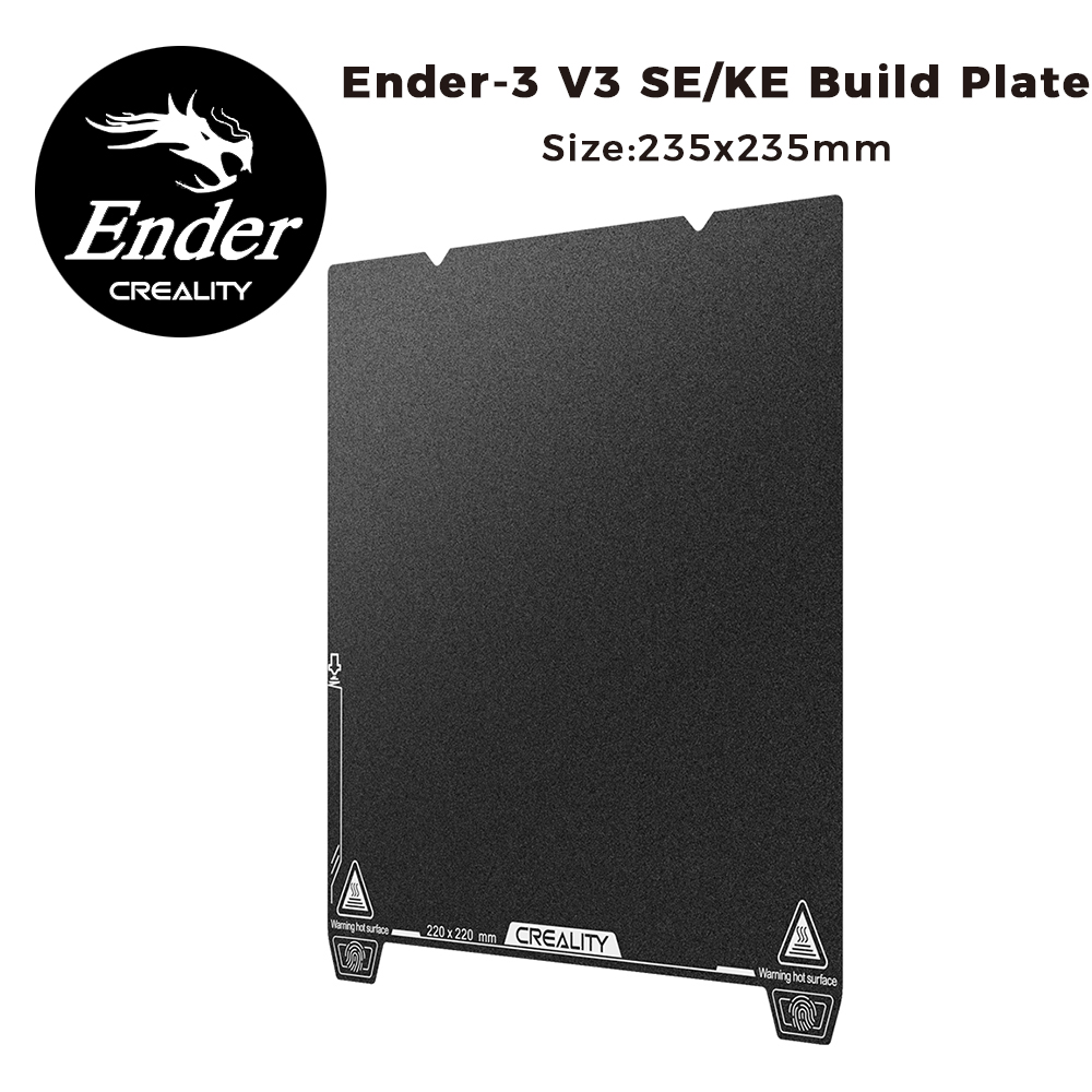Creality Ender-3 V3 SE/KE PC テクスチャビルドプレート 235x235mm 片面 3D プリンタプラットフォームボード 3D プリンタアクセサリー
