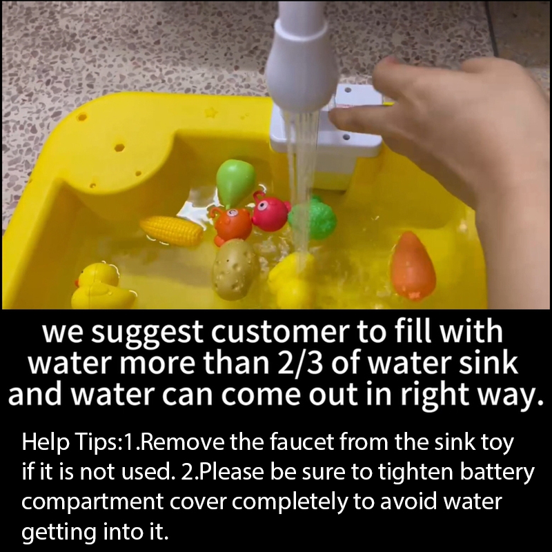 Zabawki do zlewu dla dzieci Elektryczna zmywarka do naczyń Zabawka z płynącą wodą Udawaj, że grasz w żywność Zabawka wędkarska Odgrywanie ról Prezent dla dziewczynek