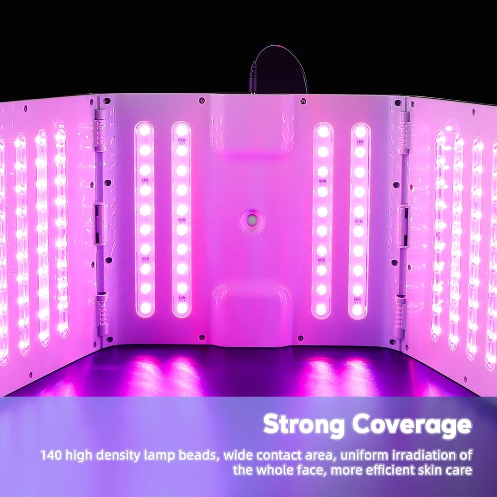 ไฟ LED 7สีสเปรย์นาโน PDT เครื่องสเป็คโตรมิเตอร์ให้ความชุ่มชื้นสเปรย์เสริมความงามด้วยการส่องไฟมาสก์คืนความอ่อนเยาว์ด้วยแสง