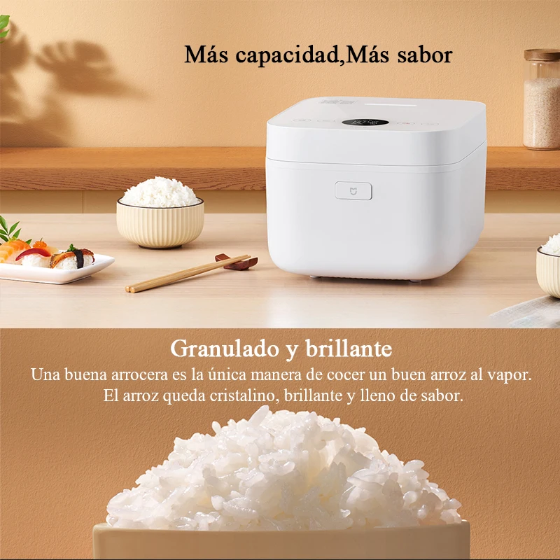 Xiaomi Mijia – Intelligenter elektrischer Reiskocher, multifunktional, 3 l, mit App, NFC-Funktion, IH-Heizung, nicht klebend