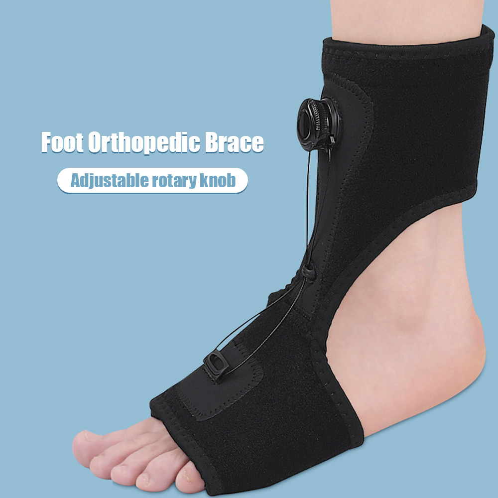 1pcs ลูกบิดวางเท้าสนับสนุนวงเล็บยึด Sole Fascia เท้าแผ่นหนีบข้อเท้า Fixing Night แผ่นหนีบ