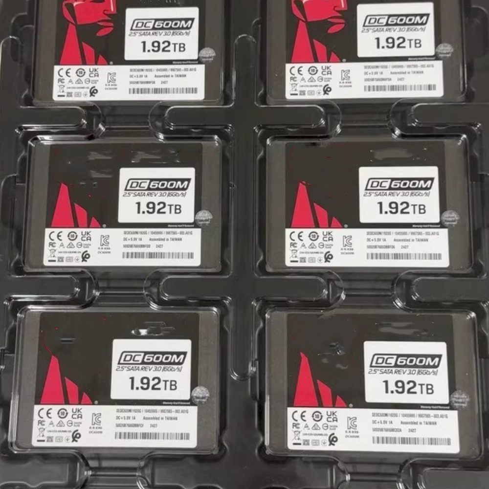 NEUES SSD DC600M 960 GB 1,92 T 3,84 T 7,68 T SATA 3 2,5 "6 Gbit/s FÜR Kingston SEDC600M Solid-State-Laufwerk in Enterprise-Grade