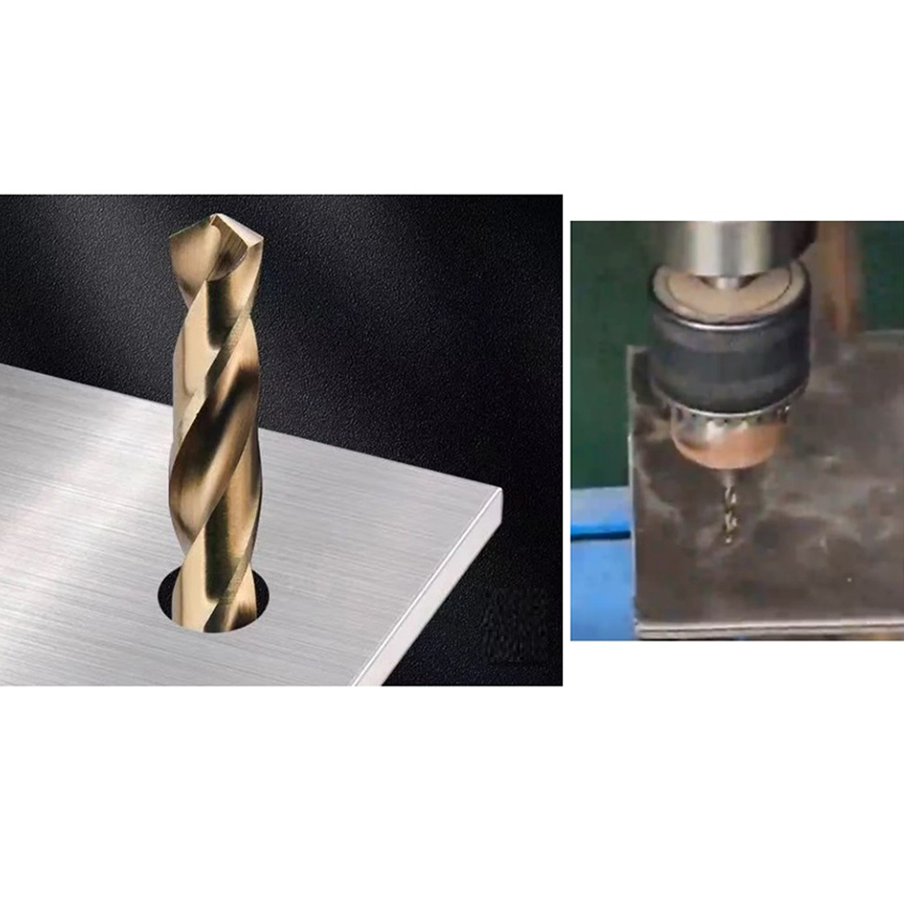 10 pçs hss balt broca broca haste redonda arma broca para madeira metal aço inoxidável ferro perfuração buraco cutte ferramentas