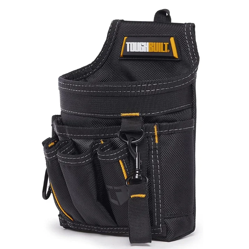 TOUGHBUILT TB-229 Electrician Pouch Wear Resistant Portable With Soft Padded Waist Belt Shoulder Strap ToolBag