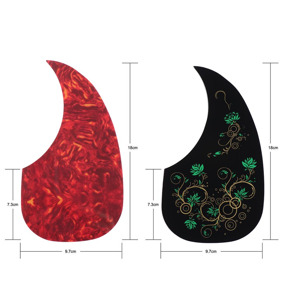 Self-adhesive Guitar Pickguard  Comma Shape Scratch Plate Folk Acoustic Pick Guard Acoustic Guitar Top Quality Guitar Accessory