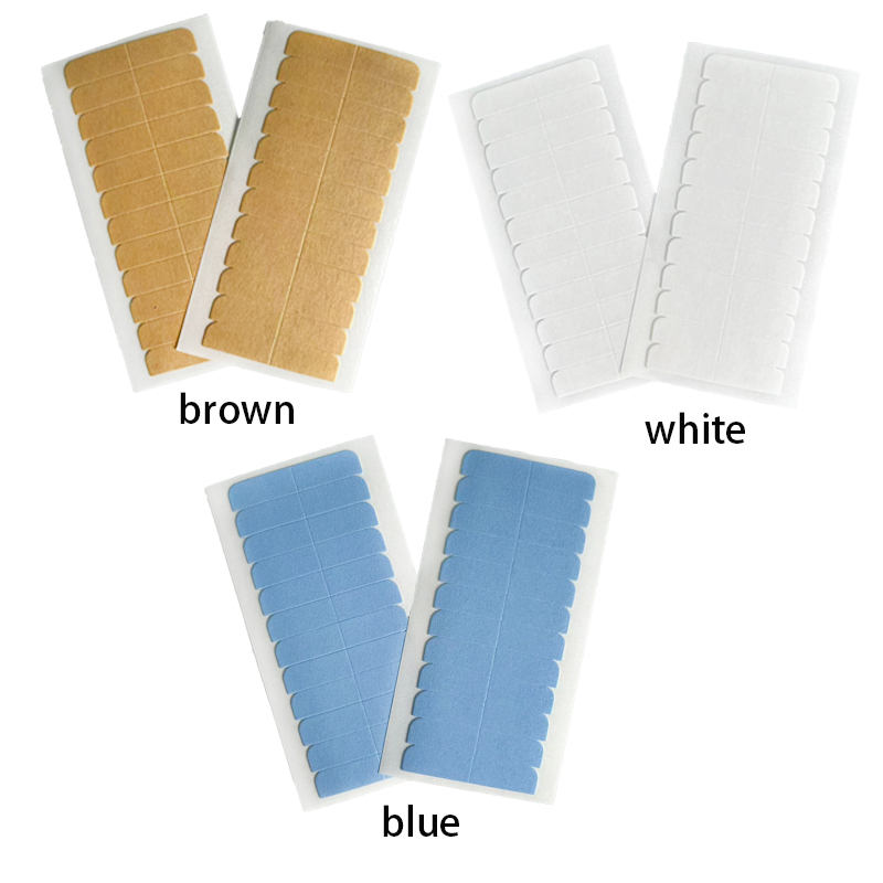 Haarsystem-Klebeband, unsichtbarer Perückenkleber, Klebematerialien, doppelseitiges Klebeband für Lace-Front-Toupet, 5/10 Blatt Haarverlängerungsband