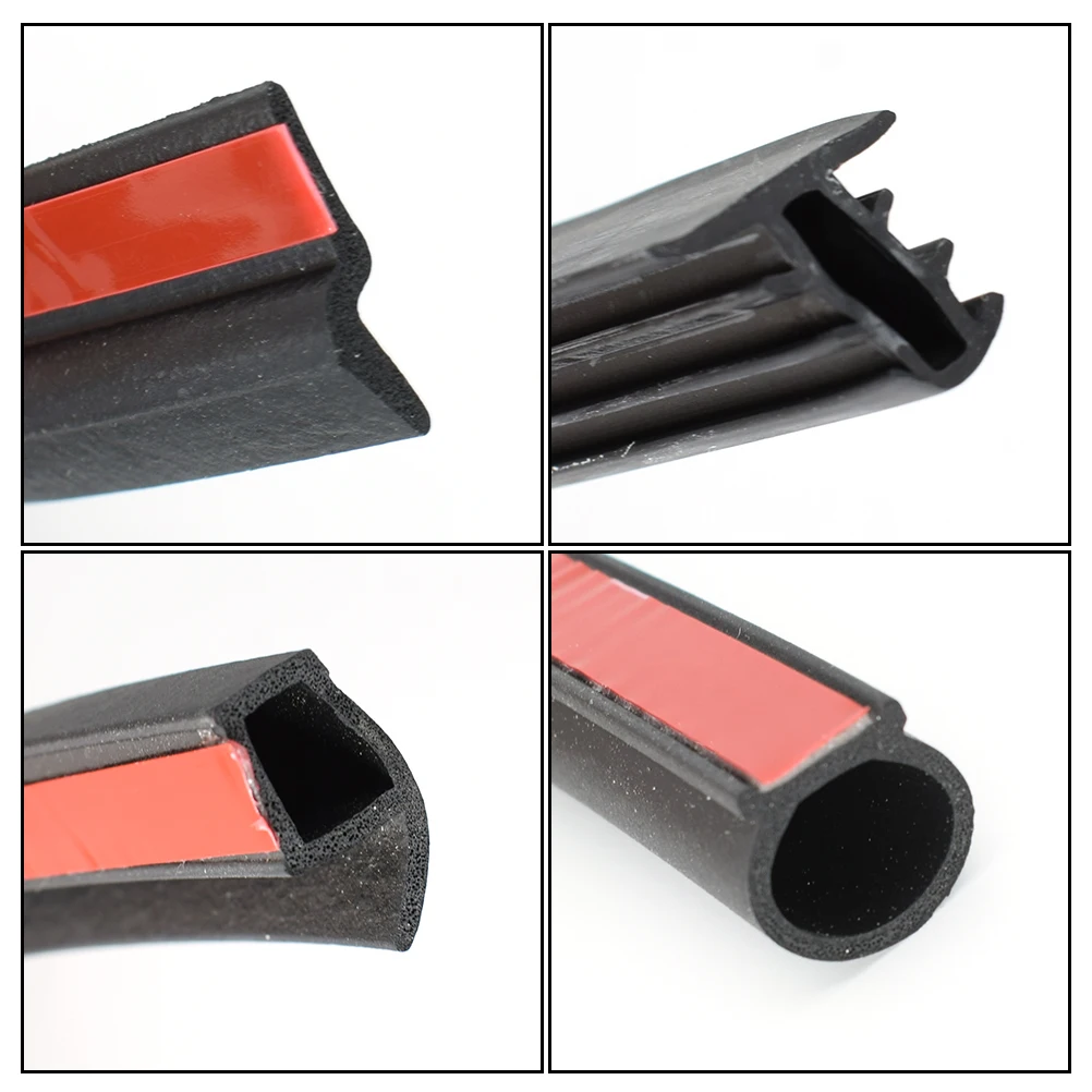 Cho Mẫu Tesla Model 3 Y Cửa Xe Ô Tô Con Dấu Dây Bộ Cách Âm Cao Su EPDM Weatherstrip Tự Động Thân Cây Hood Bảng Điều Khiển Một B cột Trụ Kín Bộ