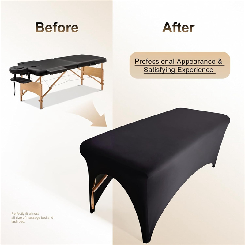 Beauty Bed Protective Topper Spa Bed Cover Professional Lash Bed Cover Stretchy Massage Table Cover, Excellent