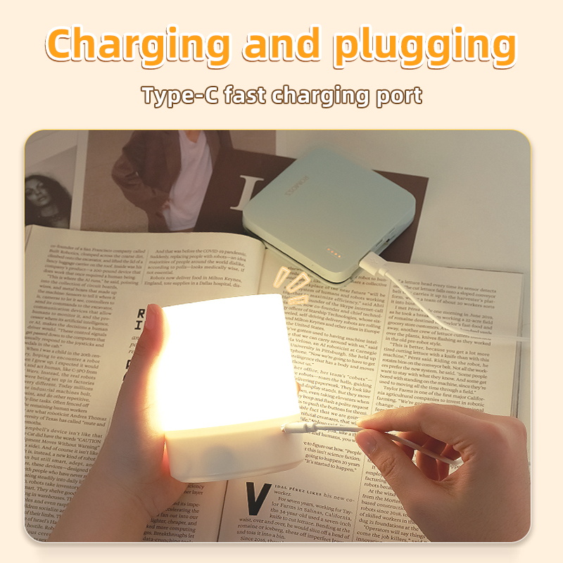 Dotykowa lampka nocna USB LED z przełącznikiem Akumulatorowe trzy kolory światła do kuchni Przedpokój Szafa Sypialnia Domowa lampka nocna