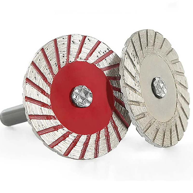 40mm disco de corte diamante 6mm haste circular lâmina serra lixa disco rebolo para madeira metal pedra granito mármore