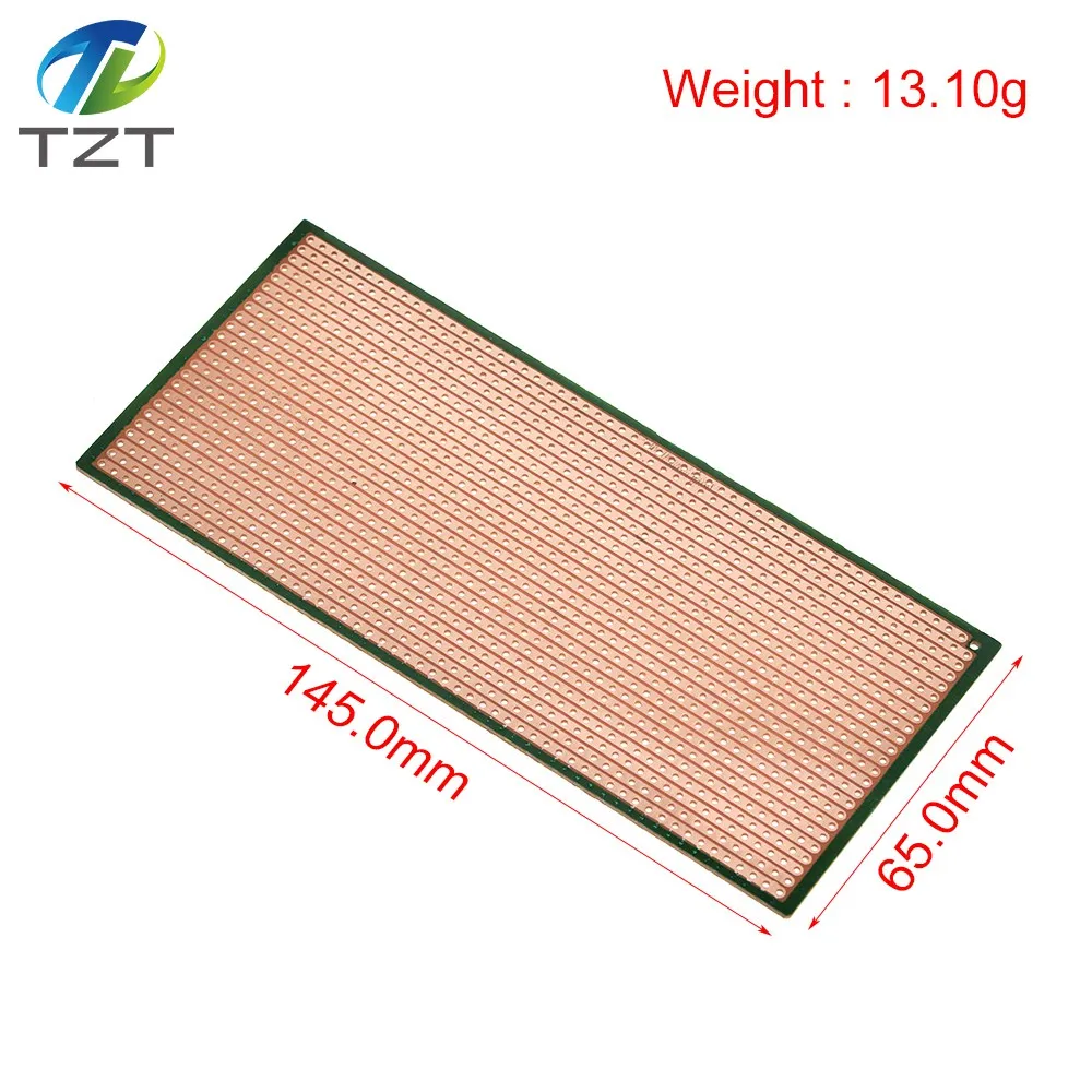 DIY Green 6.5*14.5CM Prototype Paper Board Universal Experiment Matrix Circuit Board 6.5x14.5CM