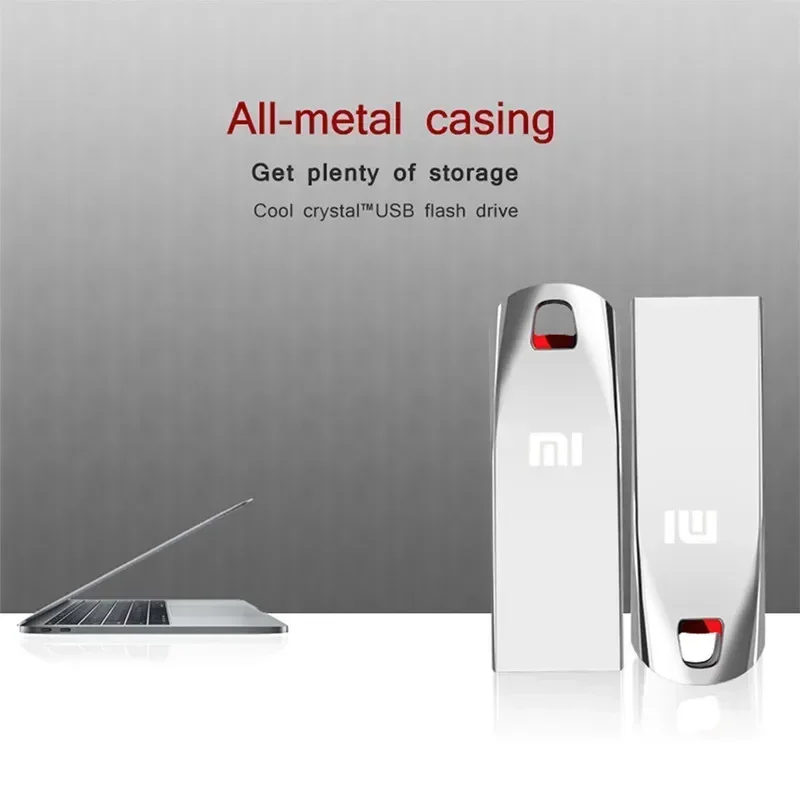 2TB Metal Usb 3.0 Flash Drives High Speed Pendrive 1TB 512GB Usb Drive Portable SSD Memoria Usb Flash Disk TYPE-C Adapter