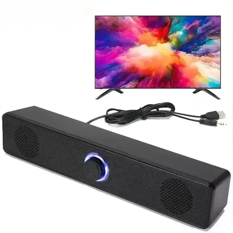 Bluetooth Long Wired Small Speaker Double Speakers High Volume Computer Mobile Phone Home TV Notebook Multimedia Desktop Speaker