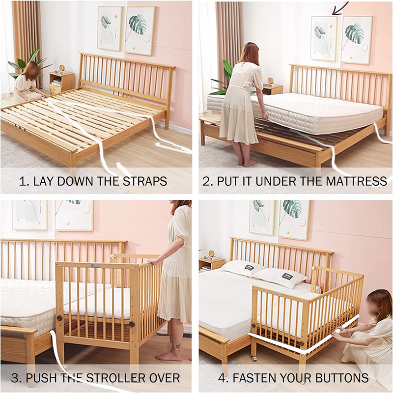 Babybett Spleiß gurt Kinder bett Anti-Moving-Befestigungs gürtel Babybett Sicherheits gurt hochwertige haltbare Baby-Sicherheits zubehör