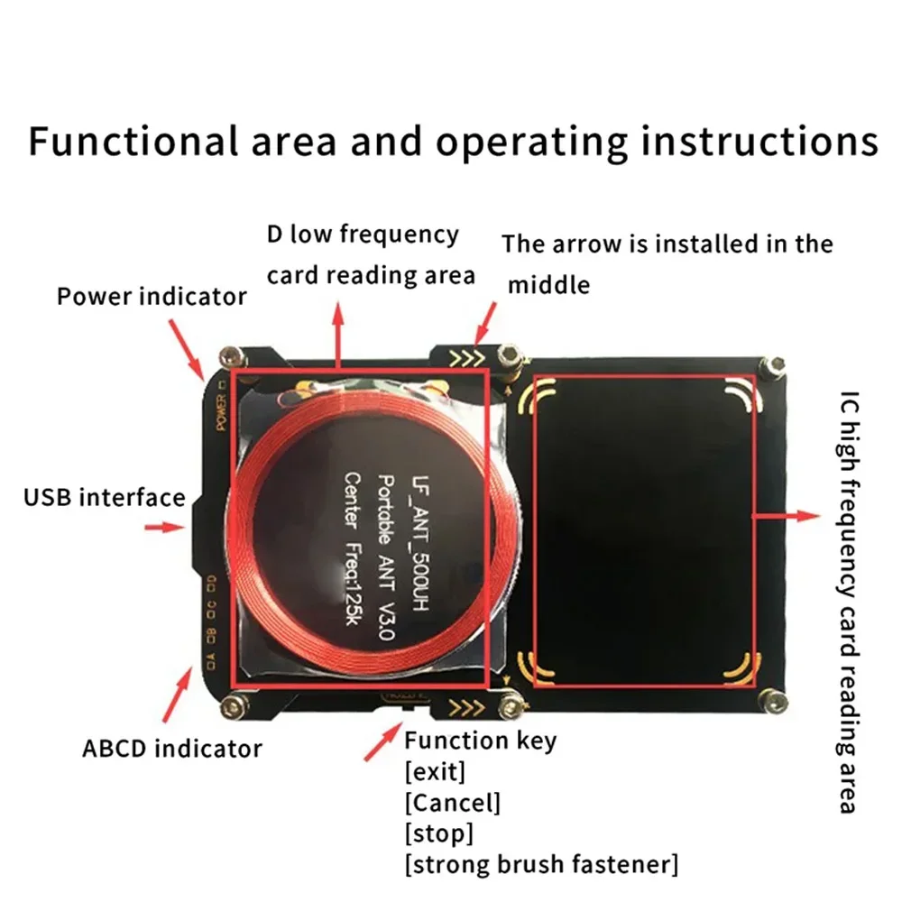 Proxmark3 512M RFID-считыватель карт IC ID Key Writer NFC 5.0 Smart Chip Копировальный аппарат Комплект программатора UID S50 Дубликатор декодирования
