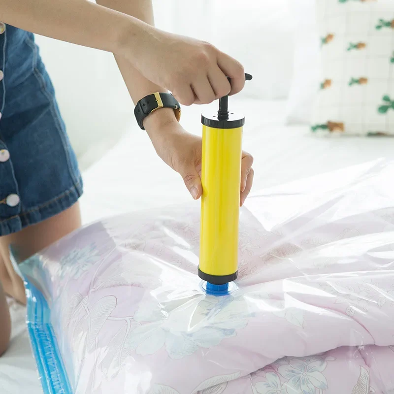 Vacuum Storage Bags More Space Save Compression Travel Seal Zipper for Clothes Pillows Bedding Closet Home Organizer