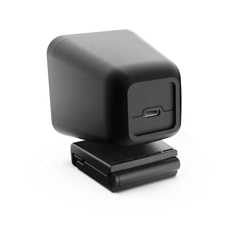 Built-in battery true wireless webcam works with Skype, Zoom, FaceTime, Hangouts meetings/video call/streaming for PC/Laptop