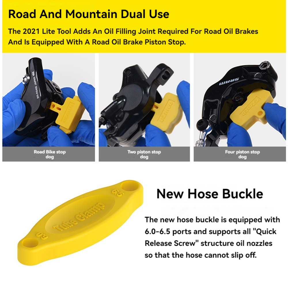 Kit de purga de aceite de freno de bicicleta, herramientas para SHIMANO SRAM Avid MAGURA Series, disco hidráulico, herramienta de reparación de frenos de bicicleta de montaña y carretera