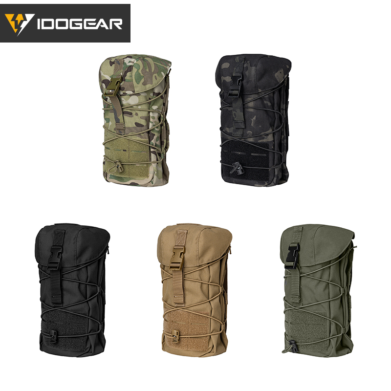 IDOGEAR Tactical GP Pouch General Purpose  Utility Pouch MOLLE Sundries Recycling Bag Outdoor Gear 3574