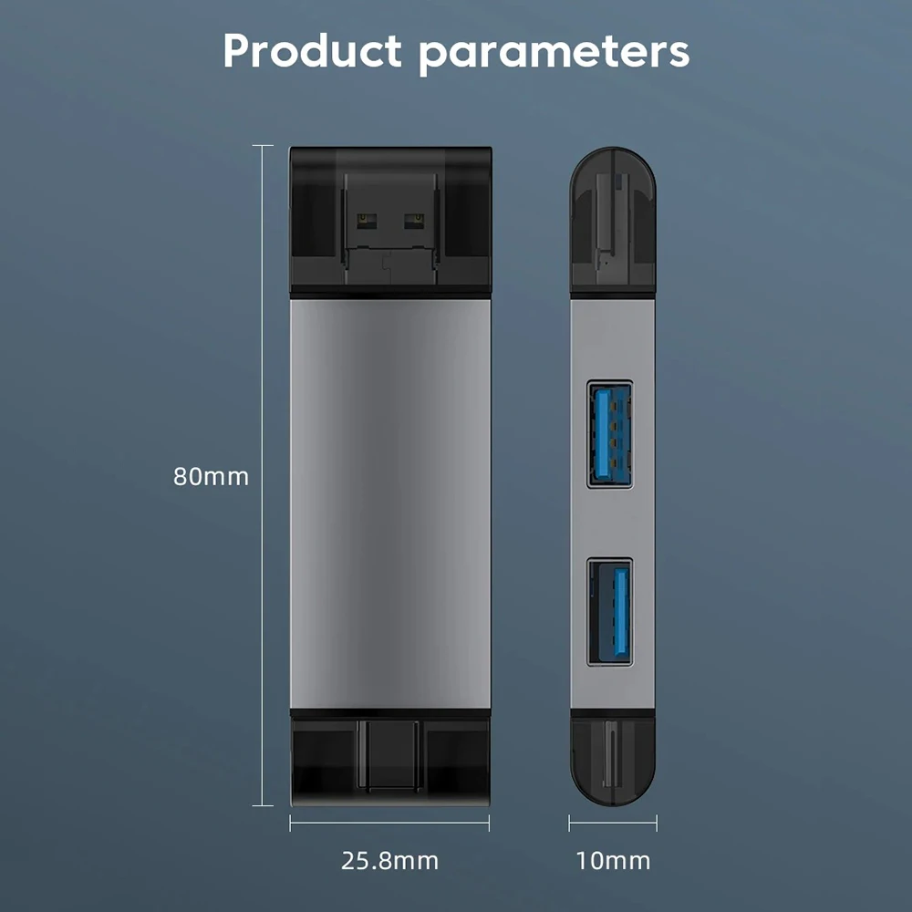 USB 3.0 SD TF Card Reader OTG Адаптер USB Flash Drive USB3.0 2.0 Micro to Type C 7 в 1 Устройство чтения смарт-карт памяти Аксессуары