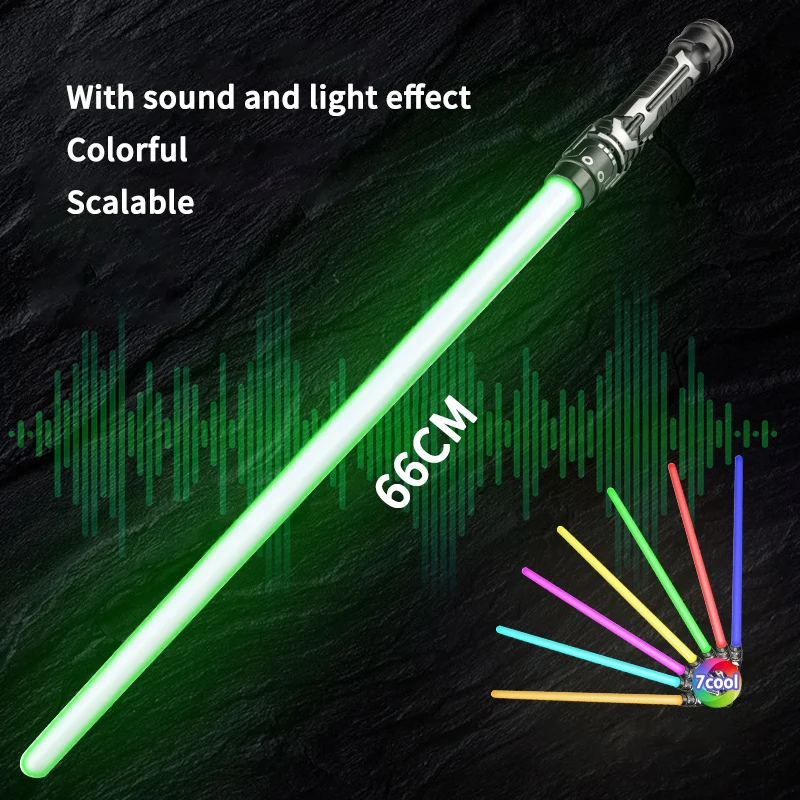 Kinder Bunte Leuchtende Schwert Spielzeug Laser Schwert Lichtschwert Rot und Blau Doppel Saber Teleskop Musik Cosplay Cooles Blinkendes Spielzeug