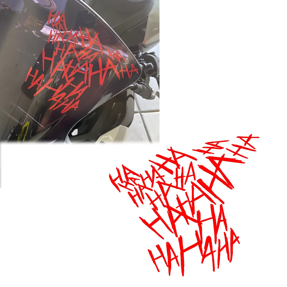 Hahaha adesivos refletivos para capacete de moto, acessórios para corpo de scooter, decalque para yamaha mt07 r7 tenere 700 xmax mt 125 fz6