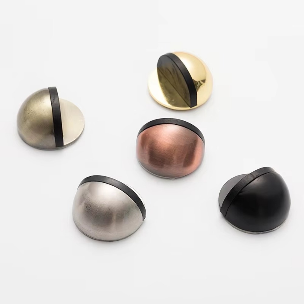 Rolha de porta sem broca-protetor de borracha anticolisão para portas de banheiro e vidro, protetor doméstico antiderrapante em forma de tartaruga